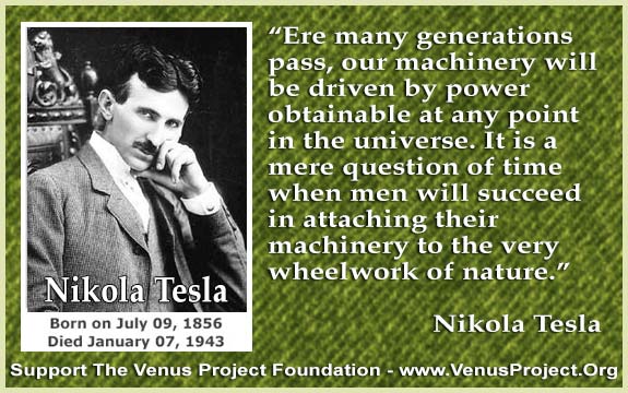 Nikola Tesla, From Looking Back at Rocky Point - In The Shadow of The Radio Towers