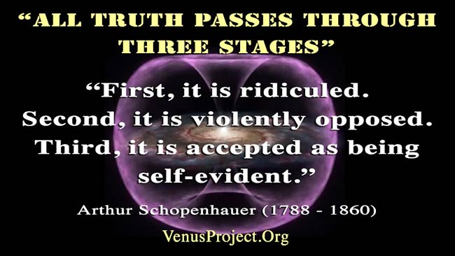 Arthur Schopenhauer - All truth passes through three stages